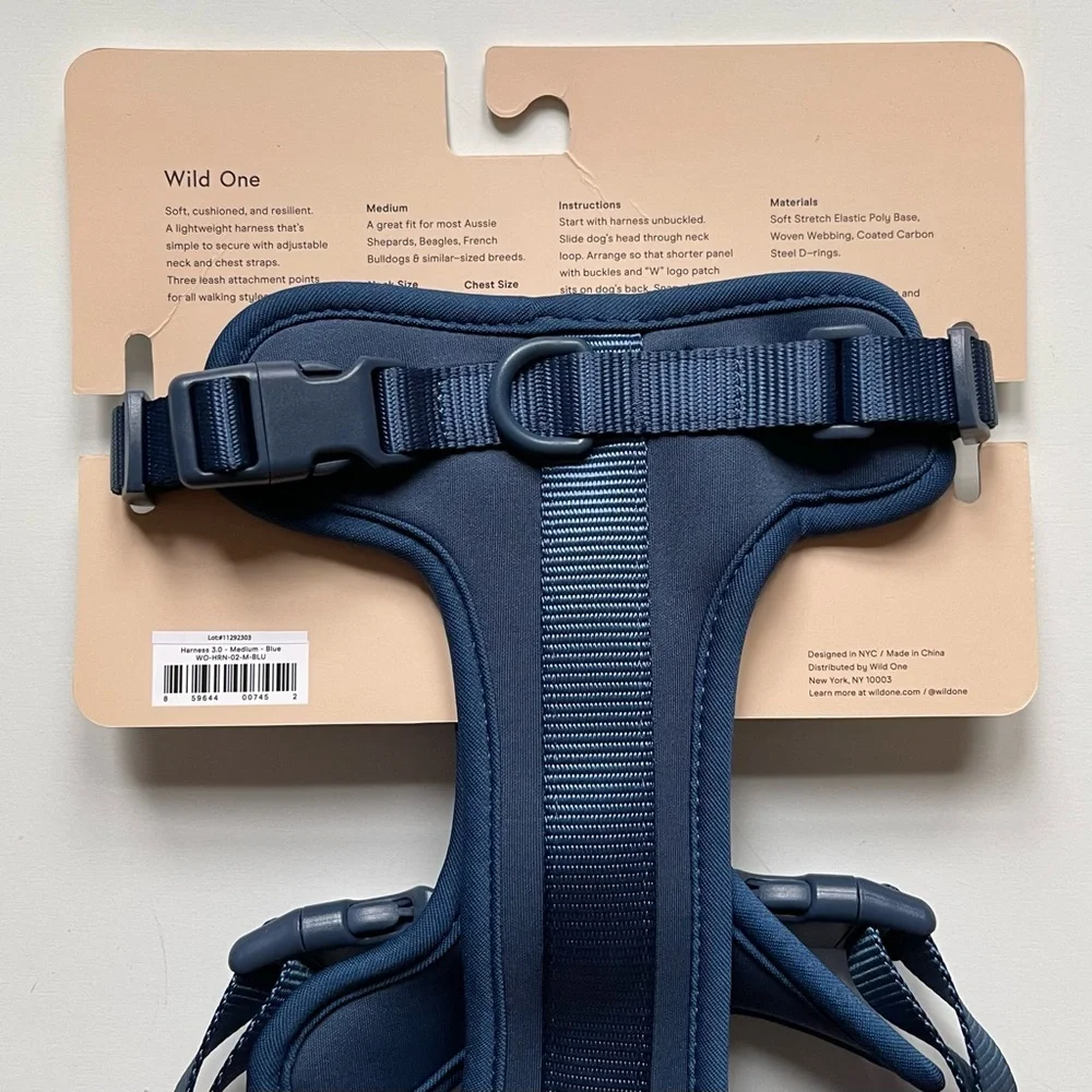 Wild One Dog Harness 3.0 - M - Blue